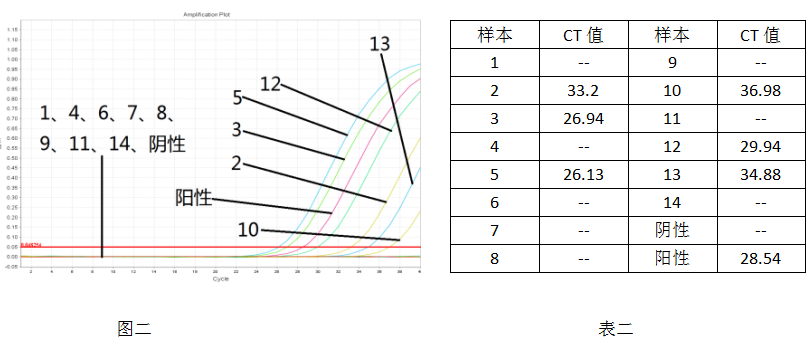 病毒核酸樣本保存液-病毒核酸純化試劑盒-2× One Step Probe RT-PCR Mix-實驗結果二